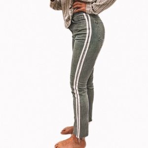 cigarette high waisted jeans